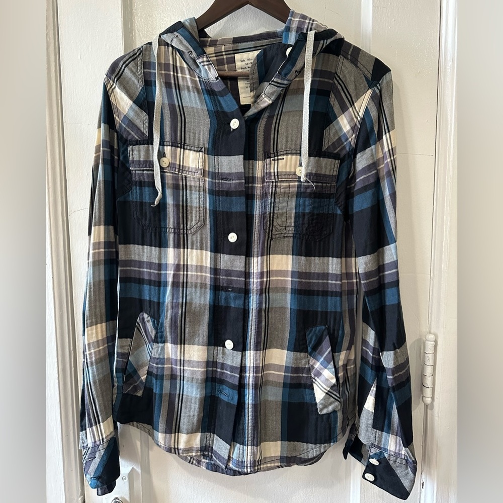 All saints button up hoodie. Mens Small.